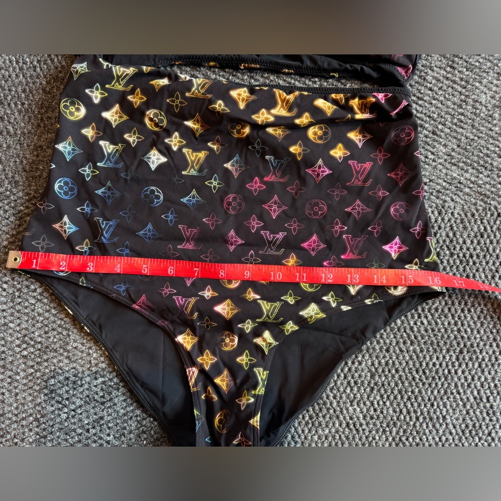 Louis Vuitton Neon Mahina Monogram One-piece Swimsuit - Picture 9 of 11